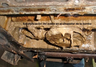 Emulsificación del aceite en el motor