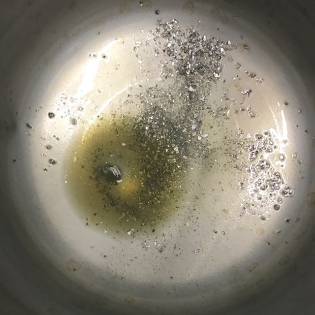 particulas metalicas en el filtro despues de perforar el filtro