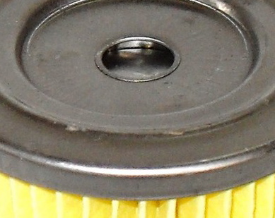 Válvula del filtro trancada