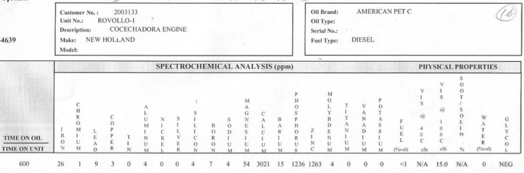 Aceite American con 600 horas