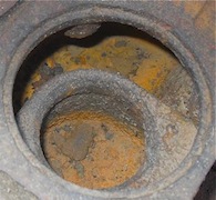 Corrosión en la culata