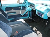 Front seats, doors, dash