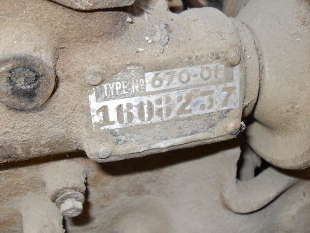 engine number plate