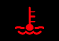 luz de temperatura del motor