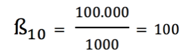 formula para el calculo 