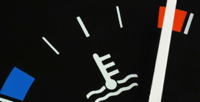 reloj de temperatura del motor